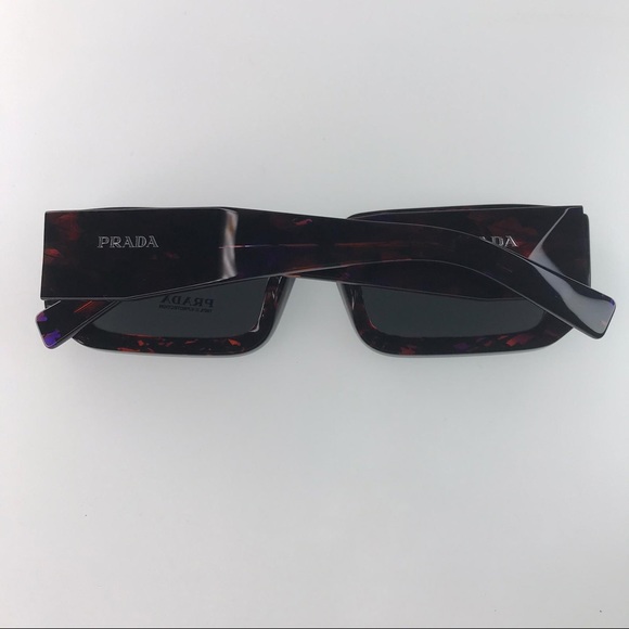 Authentic- New - PRADA 06YS 06V5S0 Abstract Orange Dark Grey - Picture 9 of 15